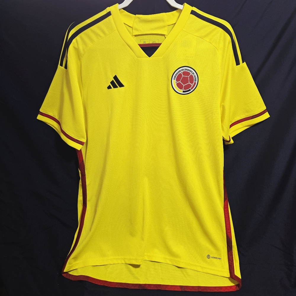 Adidas 2022/23 Colombia National Team Soccer Jersey HB9170 Men’s Size XL